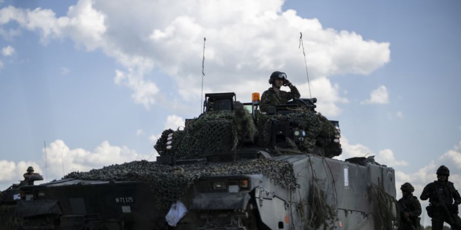 Bereits im vergangenen Jahr trainierte die Armee im Rahmen der Übung «Trias 25» im Ausland - damals im österreichischen Allentsteig. (Archivbild)