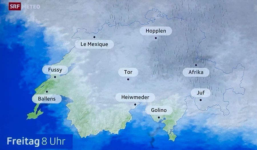 Wie bei allen anderen Bezeichnungen auf der Karte handelt es sich dabei um Flurnamen.