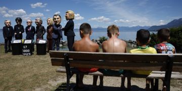 Evian Proteste G7