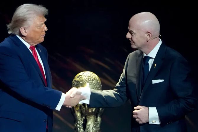 Gianni Infantino Donald Trump
