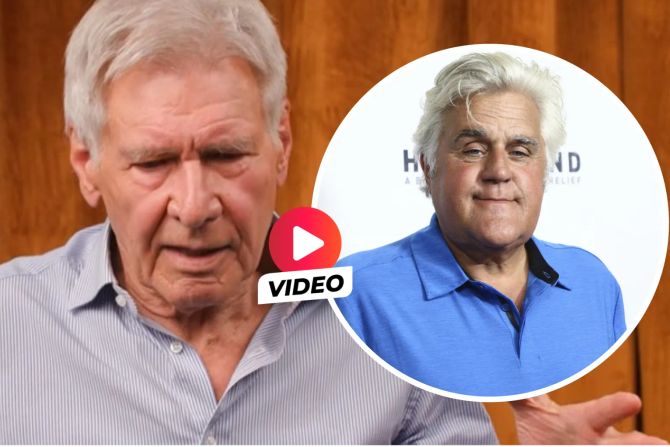 Harrison Ford und Jay Leno