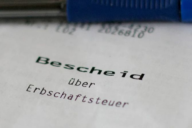 Erbschaftssteuer Bescheid