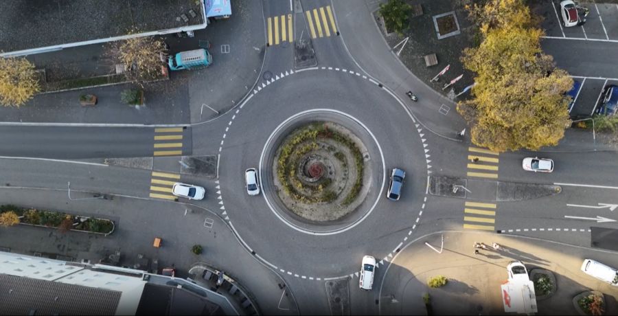 An diesem Kreisel hätten die über 50 Meter hohen Bauten entstehen sollen.