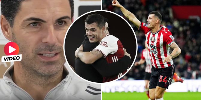 Granit Xhaka Arsenal Sunderland