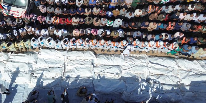 Israel returns the bodies of deceased Palestinians to Gaza as part of ceasefire deal