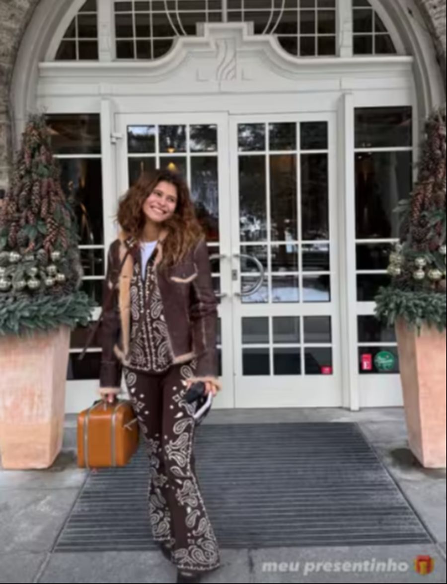 «Mein kleines Geschenk», schreibt Lucas Pinheiro Braathen.