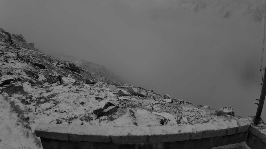 Der Blick nach Göschenen macht klar, weshalb die Gotthard-Passstrasse gesperrt ist.