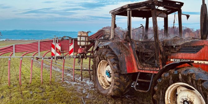 Traktorbrand Nottwil