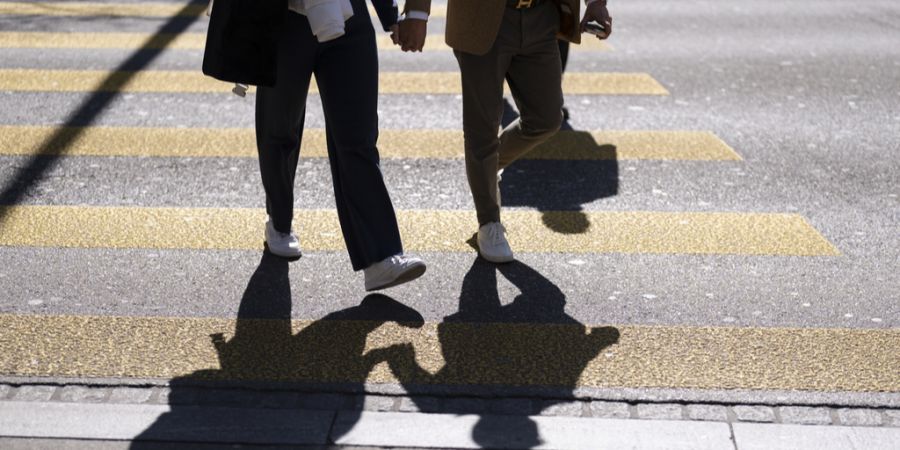 Fussgänger Fussgängerstreifen Passant