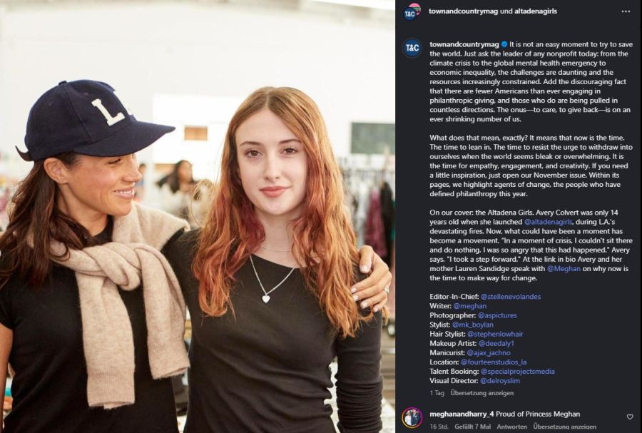 Meghan Markle Avery Colvert