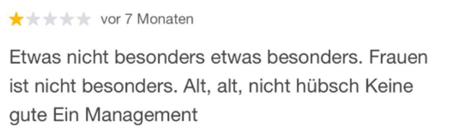 Dieser Freier beschwert sich, die Frauen in einem Erotikclub seien «nicht hübsch».