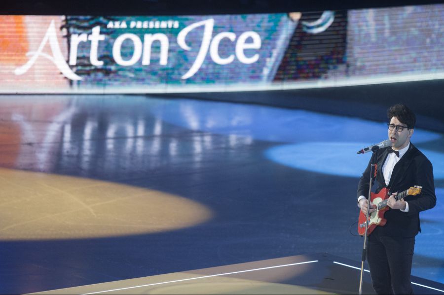 Pegasus sorgten auch bei «Art on Ice» für Stimmung und standen mit ihren Pop-Songs mitten auf dem Eis-Spektakel.