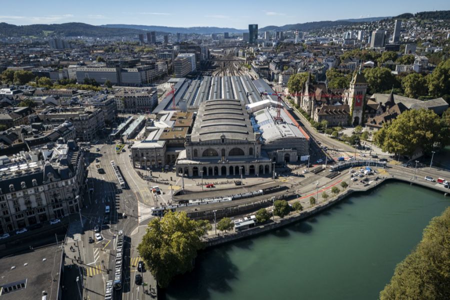 Am Hauptbahnhof Zürich rechnet die SBB eine Umsteigzeit von sieben Minuten ein.