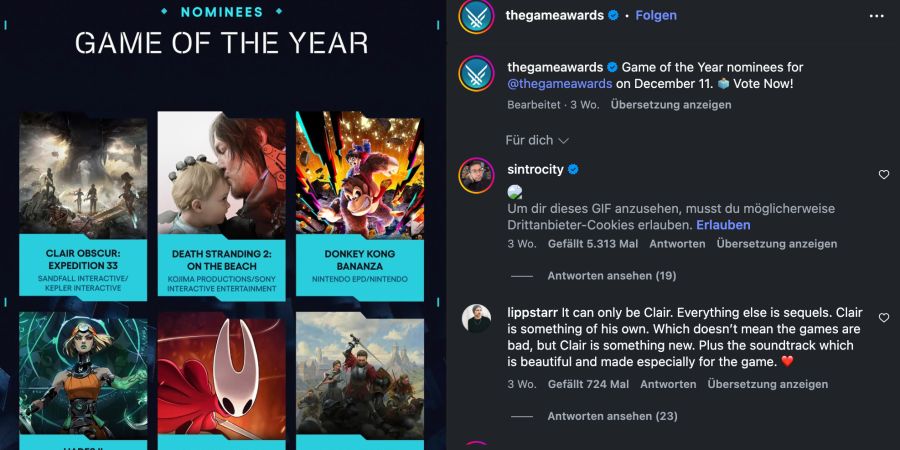 game awards