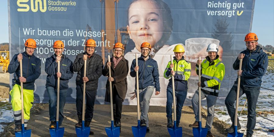 Spatenstich Wasserversorgung