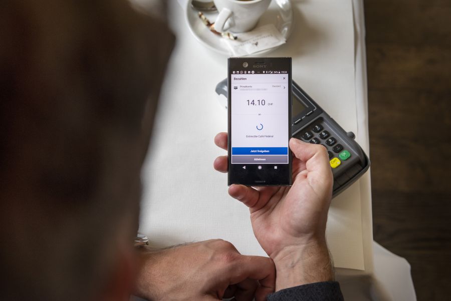 Auch Bezahl-Apps, beispielsweise Twint, stehen hoch im Kurs.