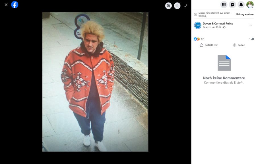 Die Polizei hat die Suche aufgenommen und bittet um Hinweise aus der Bevölkerung.