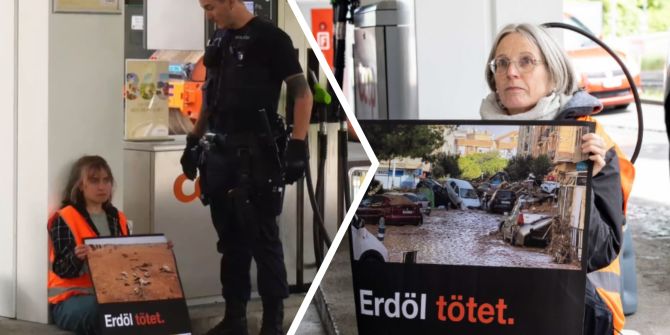 Demo Kriens Tankstelle
