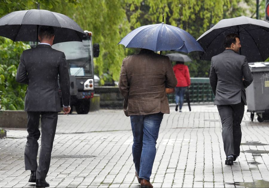 Am Sonntag folgt dann der Temperatursturz.