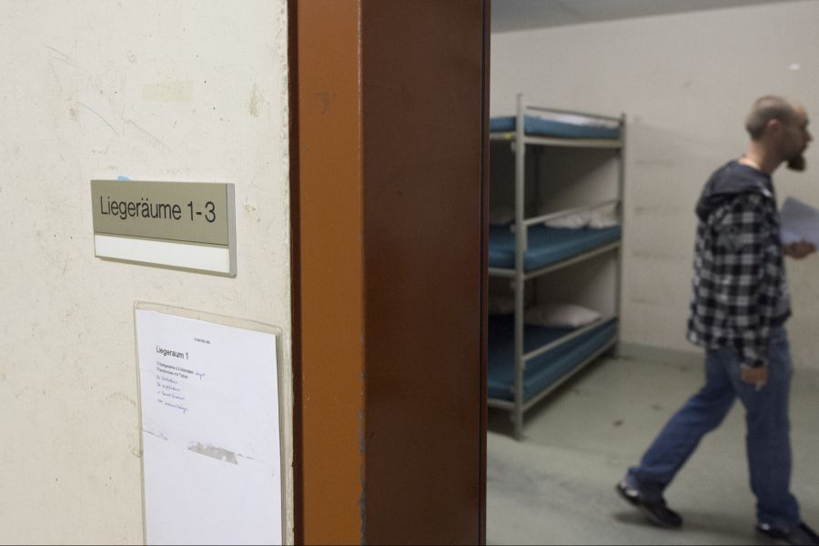 Asylsuchende leben oft in Asylsammelzentren wie hier in Rigginsberg.