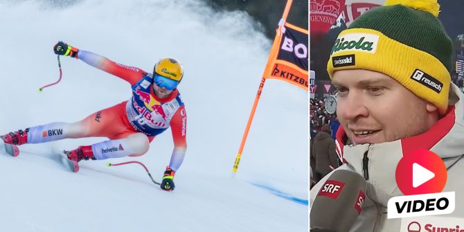 Niels Hintermann Abfahrt Kitzbühel