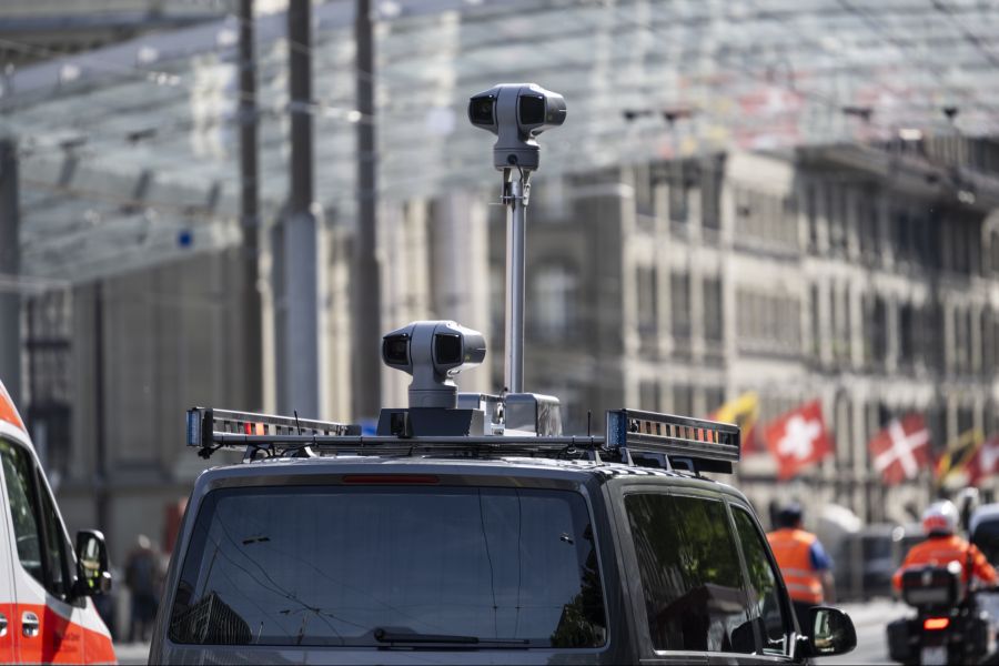 Polizei Kameras Fanmarsch Cupfinal