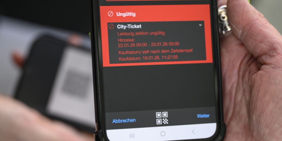 Die Schweizer ÖV-Unternehmen haben 2025 mehr als 1,17 Millionen Fahrgäste ohne gültiges Ticket registriert. (Symbolbild)