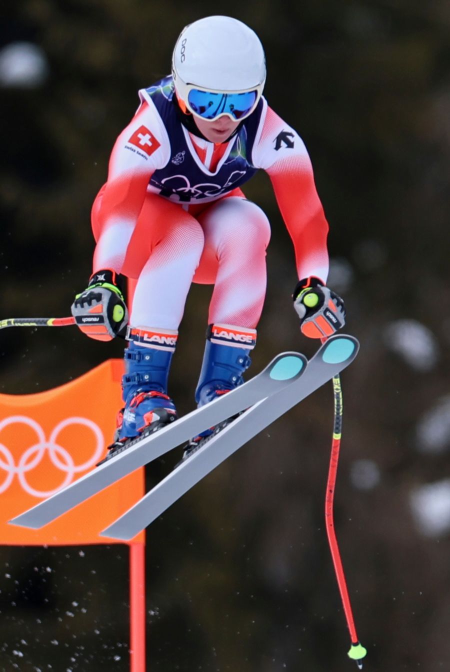 Janine Schmitt erreichte bei der Abfahrt in Zauchensee diese Saison den 5. Platz.