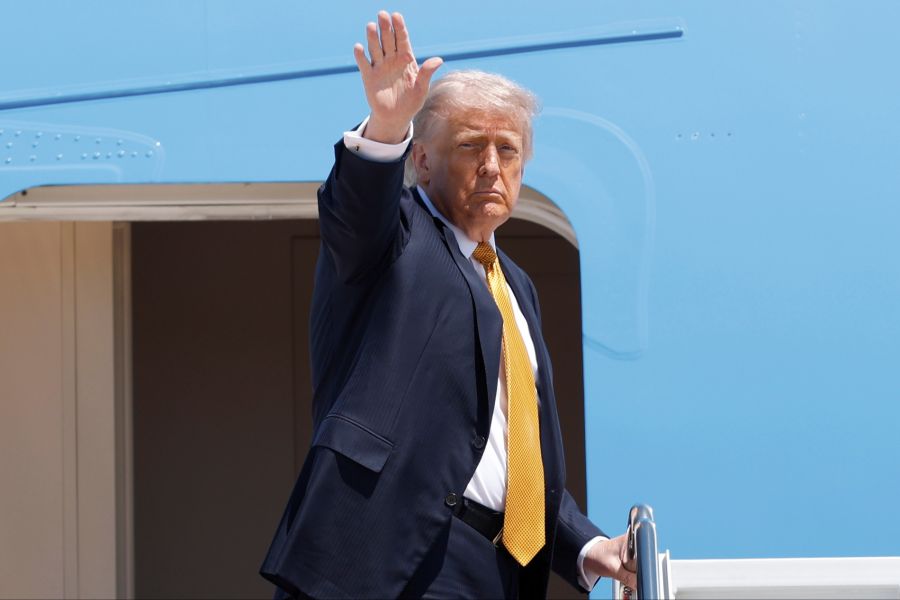 Nun reiste US-Präsident Donald Trump nach China. Heute Mittwoch soll er in Peking eintreffen.