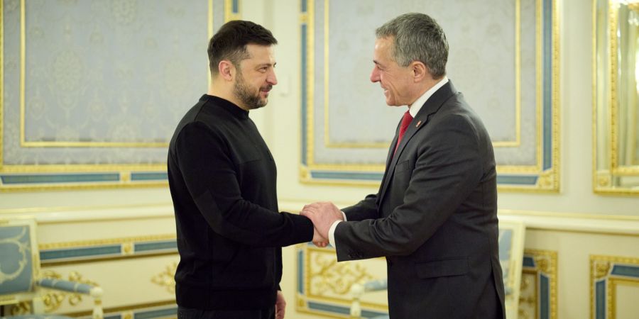 Wolodymyr Selenskyj Ignazio Cassis