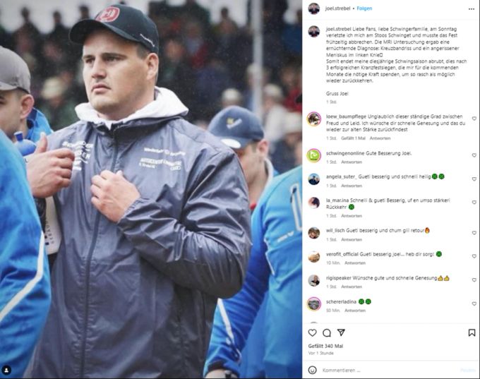 Dieses Bild teilt Joel Strebel auf Instagram. Joel Strebel