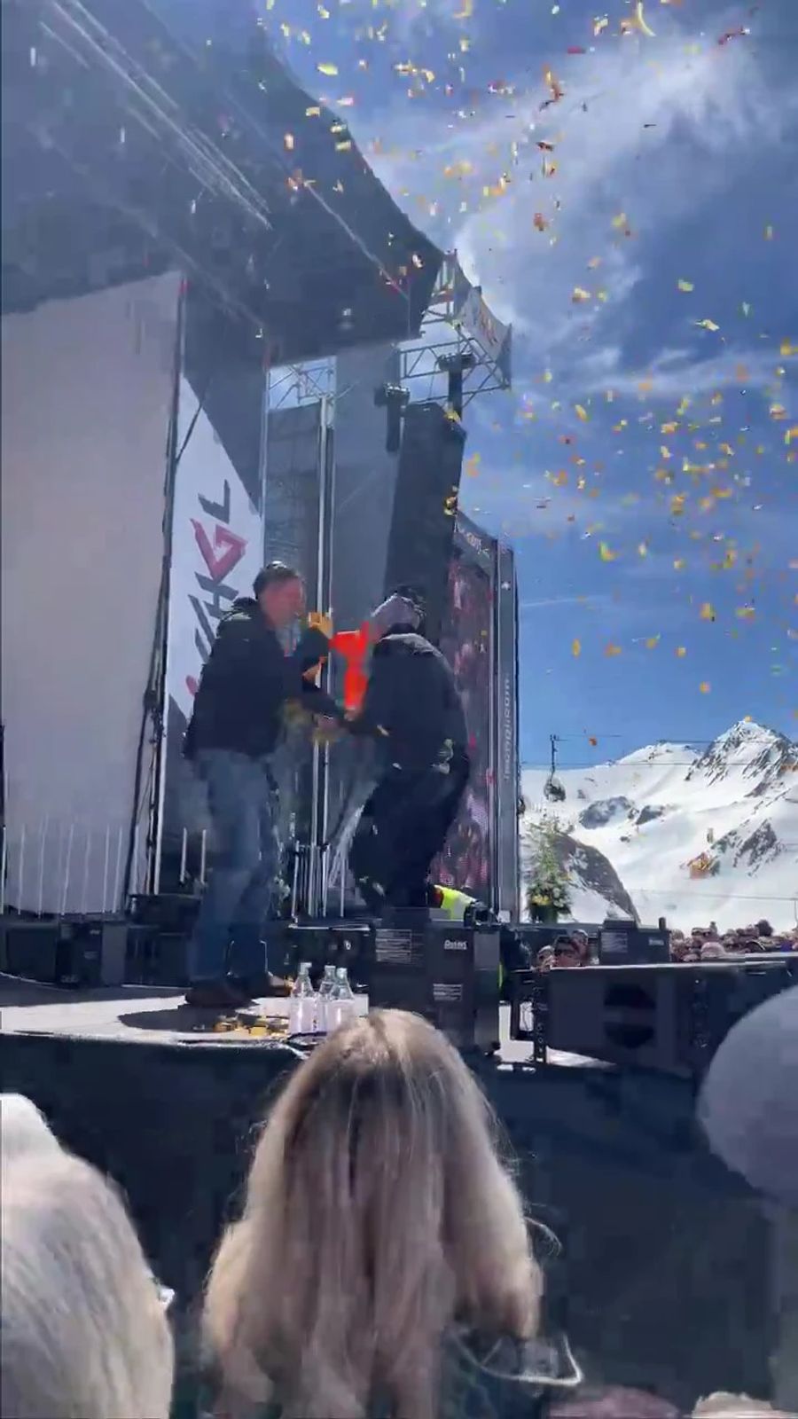 Klima-Aktivisten der «Letzten Generation» stören ein Konzert von Andreas Gabalier.