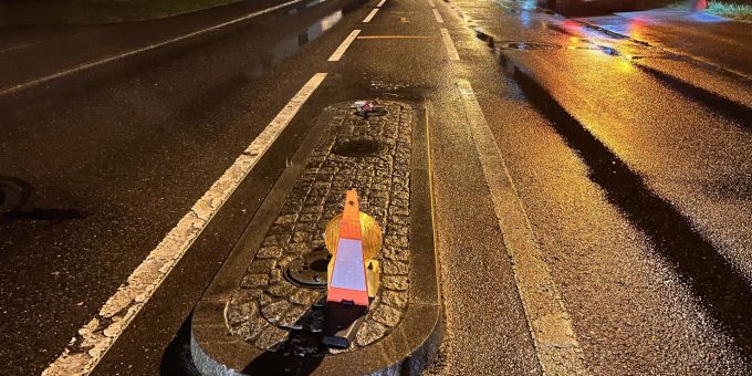 Selbstunfall in Niederbüren. Selbstunfall in Niederbüren.