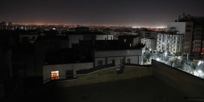 Ein Blick auf die iranische Hauptstadt Teheran ist am frühen Samstag, 26. Oktober 2024, zu sehen. Iran Mideast Wars