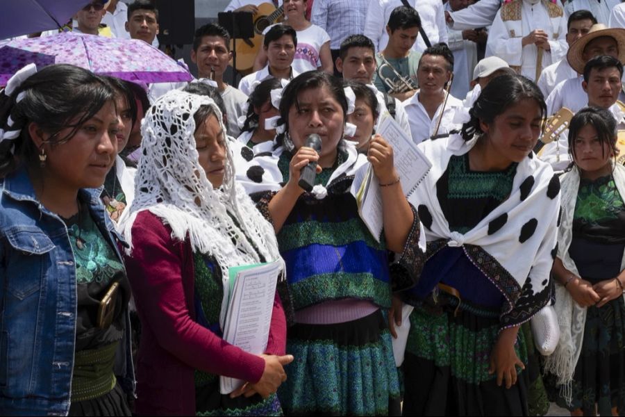 Mexiko Frauen Kartelle Demonstration