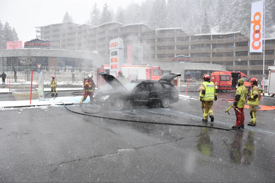 Brand in Laax.