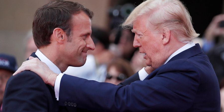 Trump und Macron planen am Rande der Notre-Dame-Eröffnung ein separates Treffen. (Archivbild).