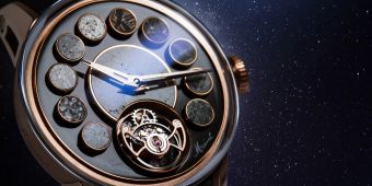 Cosmopolis Uhr mit Meteoriten von Louis Moinet