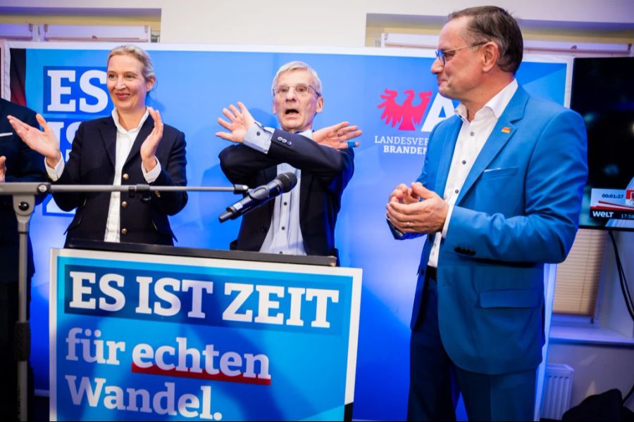 Die AfD hat auch in Brandenburg einen Wahlerfolg gefeiert.