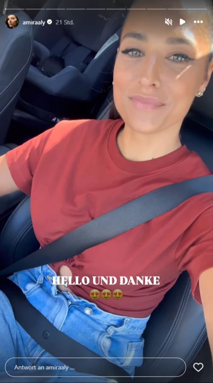 Amira Aly bringt ihre Follower in ihrer aktuellen Instagram-Story auf den neuesten Stand. Oliver Pocher