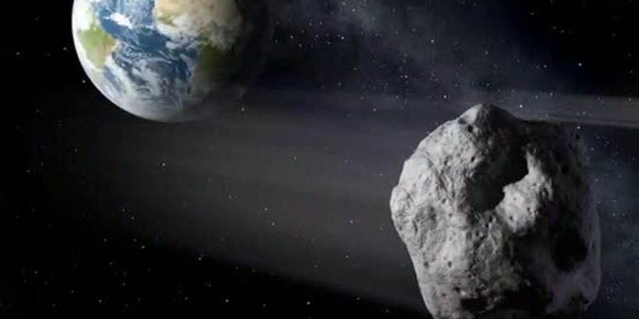 Ein Asteroid wird vom 29. September bis zum 25. November auf einer hufeisenförmigen Bahn die Erde begleiten. (Illustration)