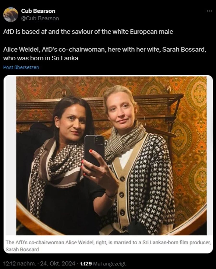 Alice Weidel Sarah Bossard