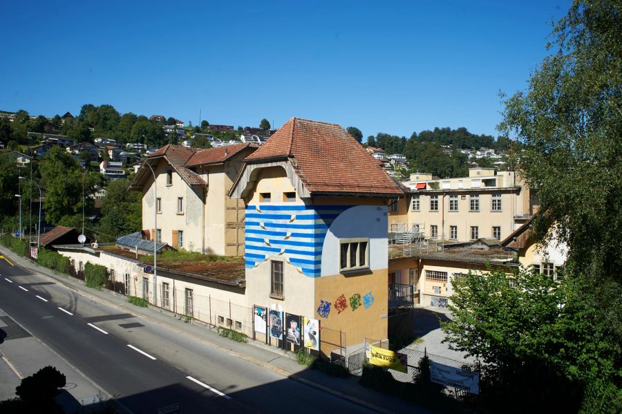 Vorher-Nachher-Bilder aus einer Ausstellung vom Zürcher Heimatschutz-Zentrum: So sah die Teigwarenfabrik in Kriens LU bis 2016 aus ...