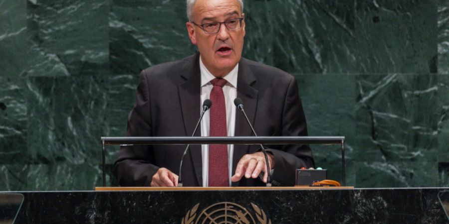 Diplomatie sei häufig von Rückschlägen und Enttäuschungen geprägt, sagte Bundespräsident Guy Parmelin am Mittwoch am Uno-Hauptsitz in New York. Entscheidend sei jedoch, Kontakte a...