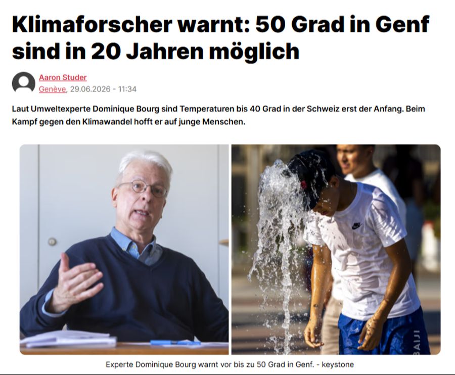 Fand er besonders spannend: Diesen Artikel konnte Aaron im zweiten Monat seines Praktikums selbst umsetzen.