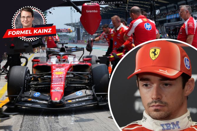Leclerc Ferrari Formel 1