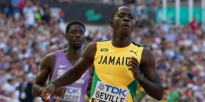 Oblique Seville stellte über die 100 Meter eine Jahresweltbestmarke auf. Oblique Seville
