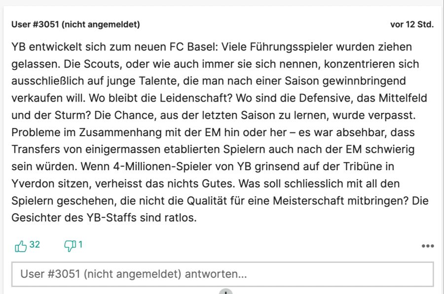 Ebenso werden Parallelen zum FCB aufgegriffen. In Basel wartet man seit 2017 auf einen Meistertitel.