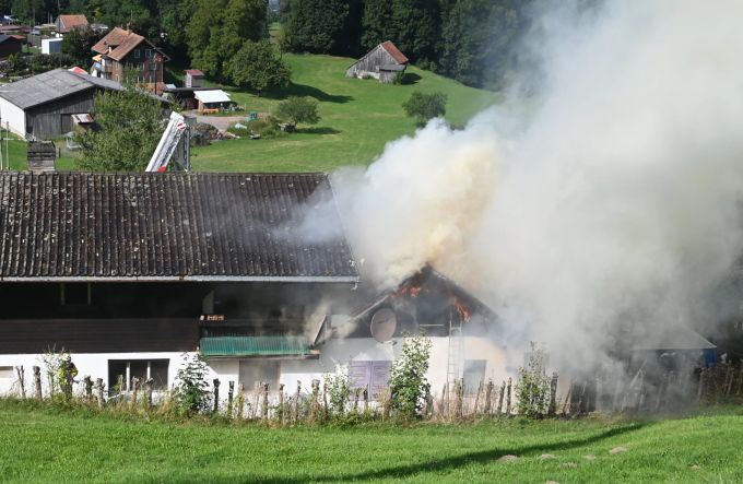 Durch den Brand kam es zu einer Rauchentwicklung. Rauchentwicklung