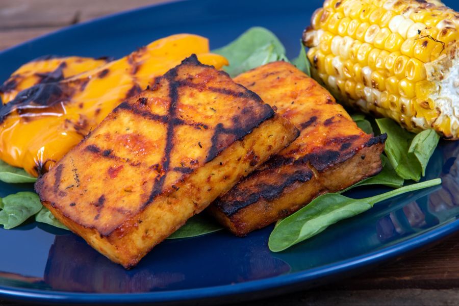 Gegrillter Tofu